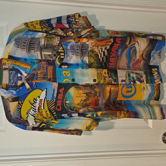 Varadero Other - Varadero Cuba Themed Multicolor Men's Shirt Size M "Like New"
